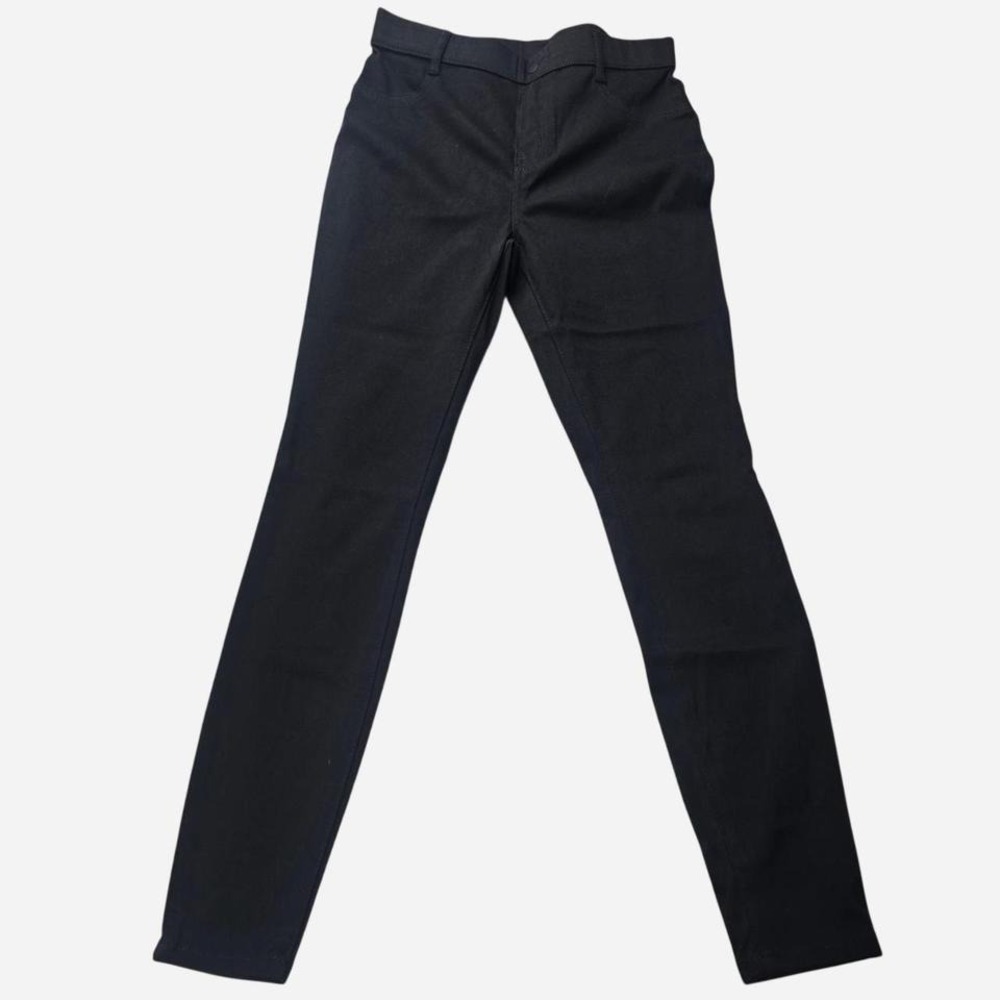 Time and Tru Womens Black Skinny Pants Size M 8-10 Stretch Casual Trousers
